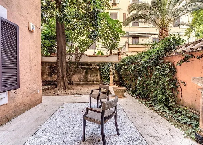 Apartament Vico 2bdr Piazza Del Popolo With Private Garden Rzym