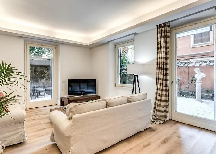 Apartament Vico 2bdr Piazza Del Popolo With Private Garden Rzym
